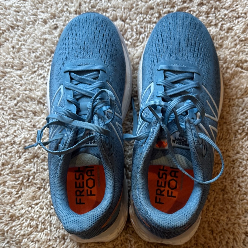 New Balance Blue Athletic Shoes with White Accents